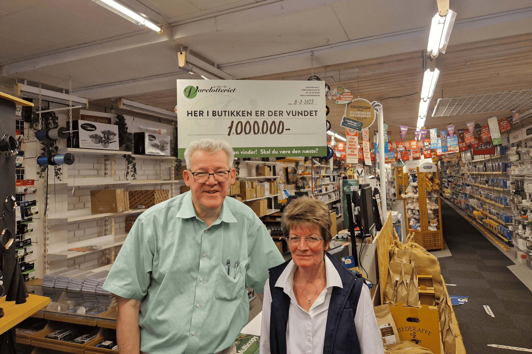 Festdag i Ulfborg: Kvinde vinder 1 million kroner